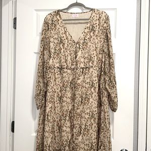 Pink Lily brand new maxi lined dress! Size xxl (2xl)